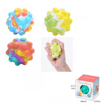 Silicone Push Pop Stress Release Toy with Customized Individul Package